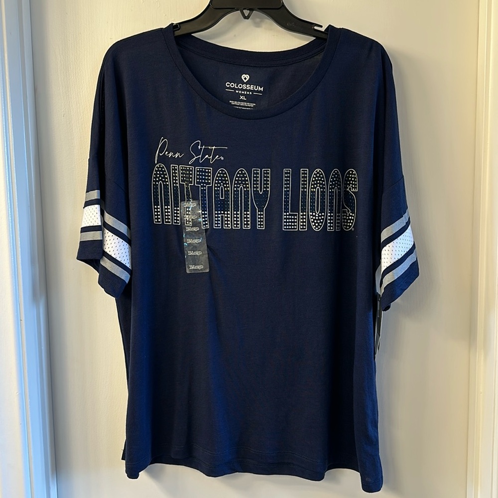 NWT Penn State Nittany Lions Rhinestone top size XL